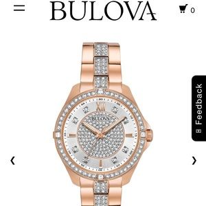 Bulova diamond watch